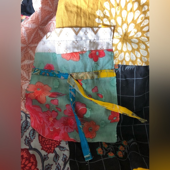 Patchwork pants, “One size fits all” but they’re on the smaller side - Picture 5 of 8